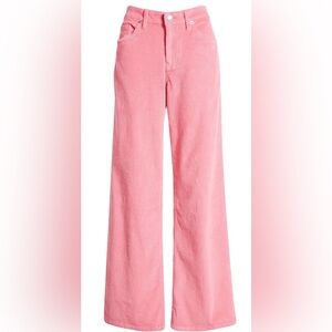 BP Corduroy Wide Leg Jeans - Pink Azalea